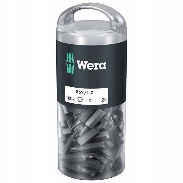 Wera Sada bitů Torx 1/4'' 100 Ks T40x25