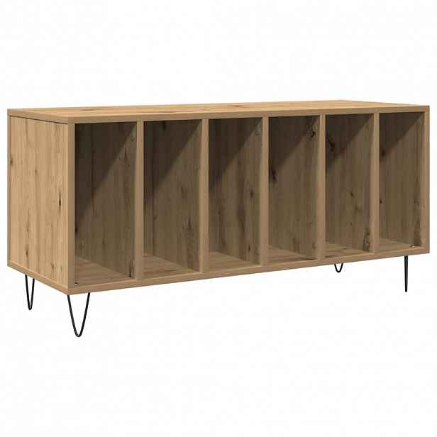 vidaXL Skříň na gramofonové desky dub artisan 100 x 38 x 48 cm