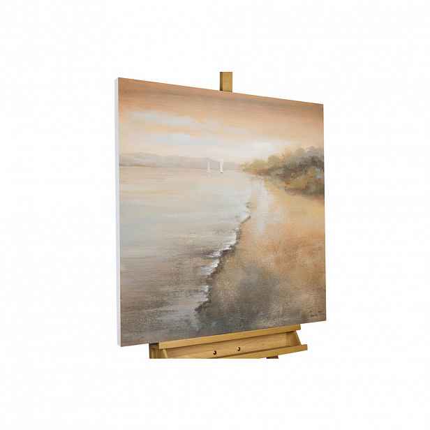 KUNSTLOFT OLEJOMALBA 80/80 cm, Moře a pláž