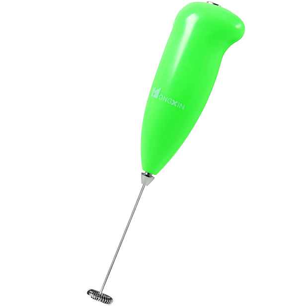 Kitchen&home 053321 Ruční šlehač na mléko, pěnice mléka, zelený, 21cm
