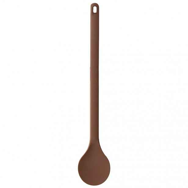 Orion Vařečka silikon kulatá HNĚDÁ, 28 cm