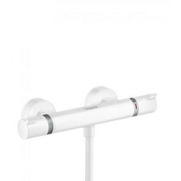 Sprchová baterie Hansgrohe Ecostat bez sprchového setu 150 mm matná bílá 13116700
