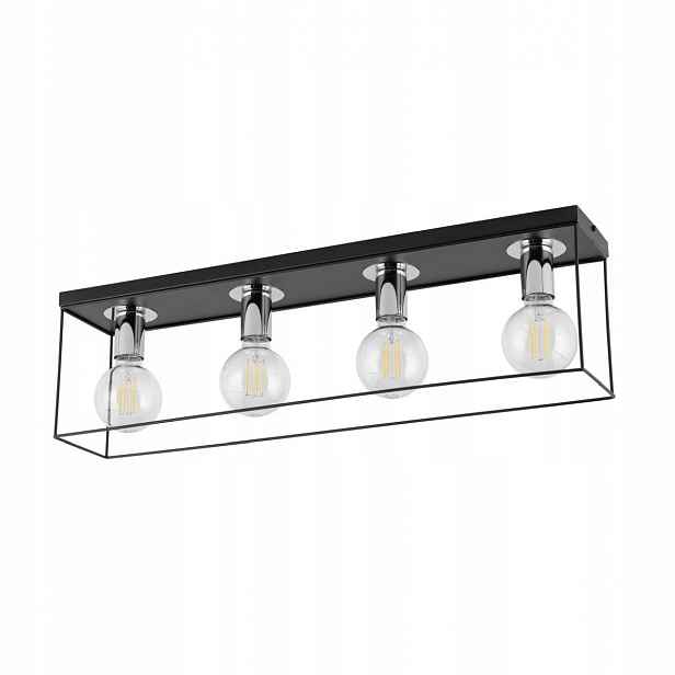 Stropní Svítidlo Stropní Svítidlo Nástěnná lampa Černá 4xE27 15W Sigma Lighting 22 cm
