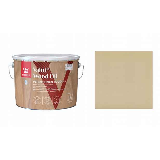 Tikkurila Valtti Wood Oil 9 L 5061 Kaisla Ochranný Rozpouštědlový Olej