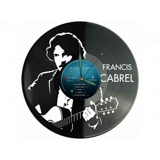 Francis Cabrel Nápad na Dárek Nástěnná Dekorace z vinylové desky