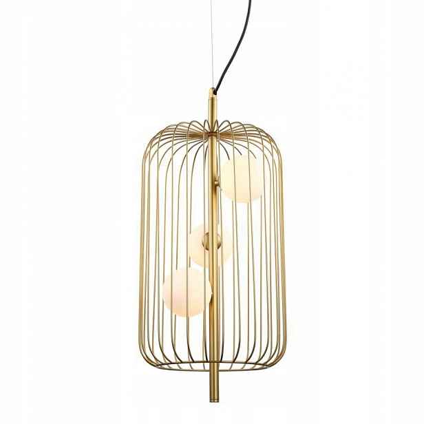 Lustr Závěsná lampa Moderní zlatá 31 cm 3xG9 do kuchyně Hayden Italux