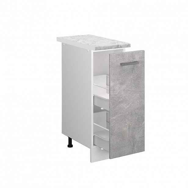 Vicco LÉKÁRNIČKOVÁ SKŘÍŇKA R-Line Beton 30 cm s pracovní deskou