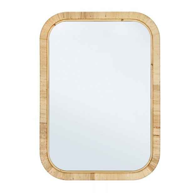 Nástěnné zrcadlo s ratanovým rámem 50x70 cm Hakima – Bizzotto