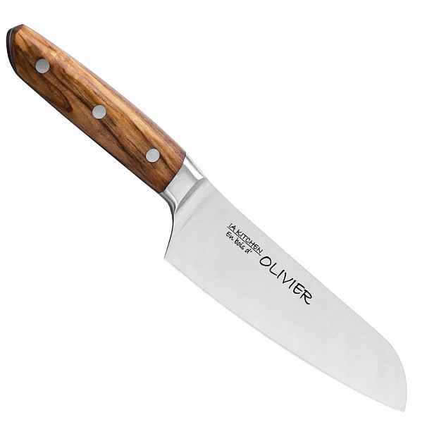 Satake Oliver japonský Nůž kuchyňský nůž Santoku na Zeleniny 56-58 Hrc 17 cm