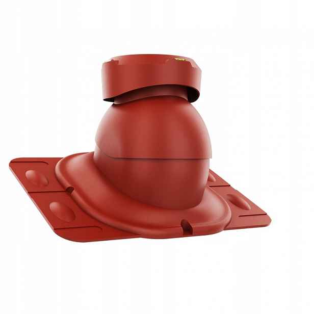 Krbový kanalizační ventilátor fi110 Univerzální Červený 3009