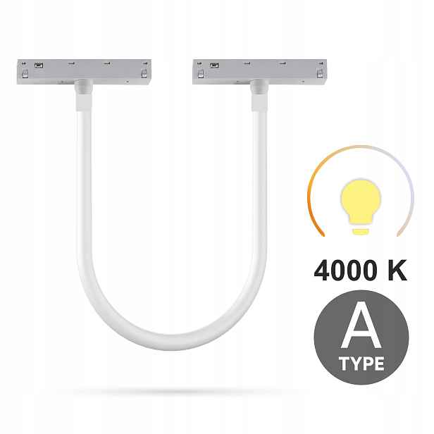 Lampa Tuba 1M 16W RG1 Typ A pro kolejnice Smart Track 4000K Bílá
