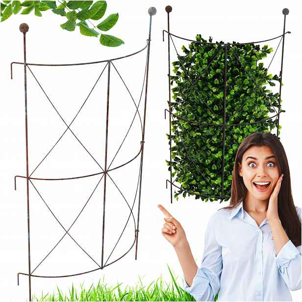 Zahradní Pergola Terasová Kovová Podpěra Pro Rostliny S Květinami 90 CM