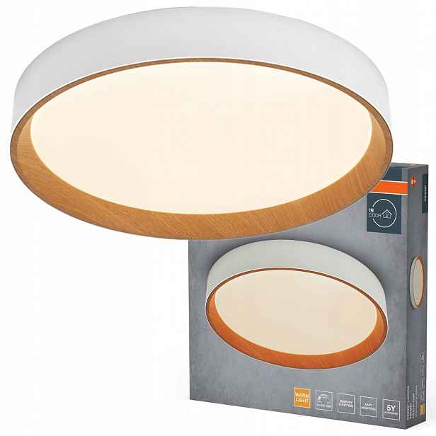 Stropní Svítidlo Led svítidlo 36W 2000lm 3000K Teplá Bílá Hnědá Orbis Osram
