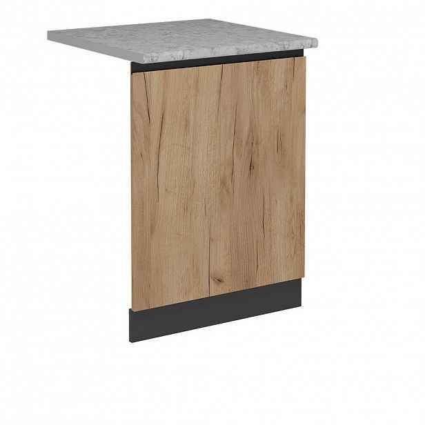 Vicco ČELNÍ PANEL MYČKY R-Line Zlatý mocný dub 60 cm s pracovní deskou