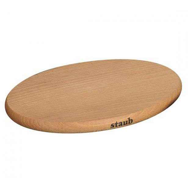 Dřevěná magnetická podložka pod hrnce Staub, 29 x 20 cm