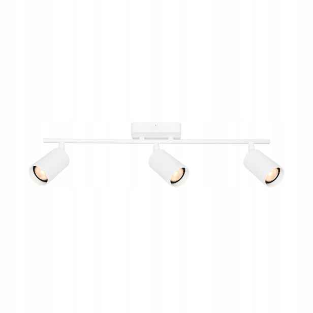 Tris Minimalistická bílá lampa 3 nastavitelné reflektory GU10 3X10W
