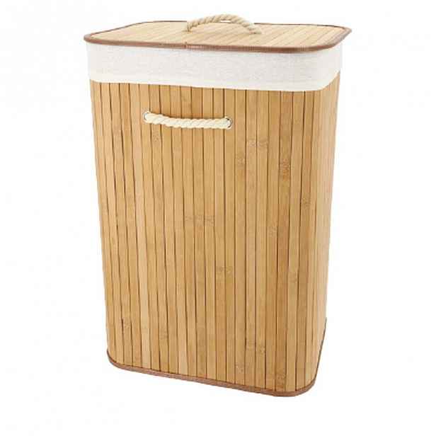 Bambusový koš na prádlo Compactor Rectangular