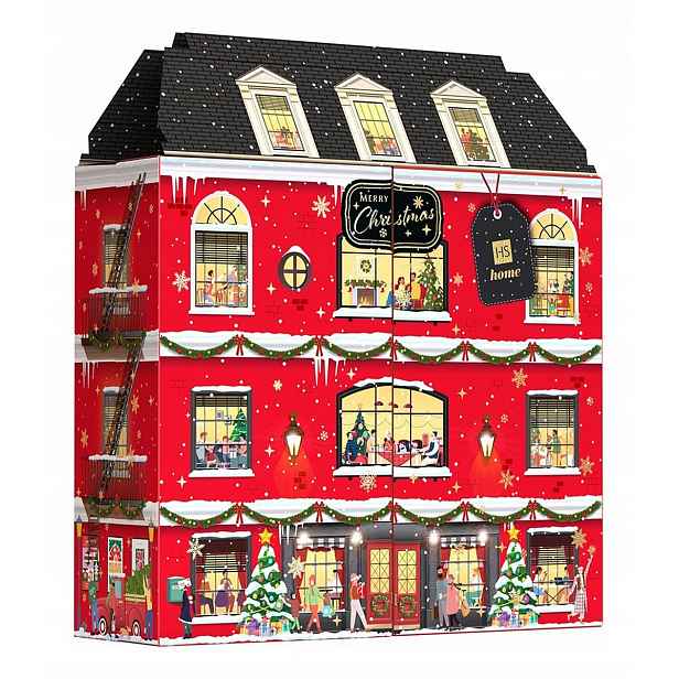 Hiskin Home Sada činžovního domu-adventního kalendáře (vonné svíčky)