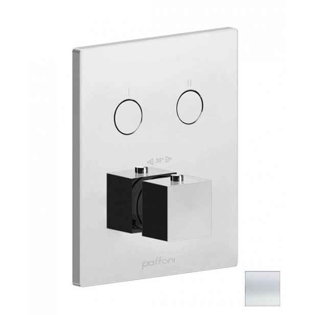 Paffoni Compact Box - Termostatická baterie pod omítku, pro 2 spotřebiče, matná bílá CPT518BO