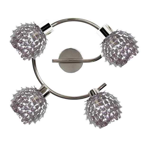 Stropní lampa Raven spirála 4X40W G9 chrom