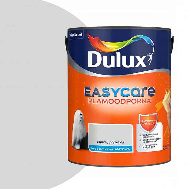 Dulux Easycare Barva odolná proti skvrnám 5L Odolná popelavá