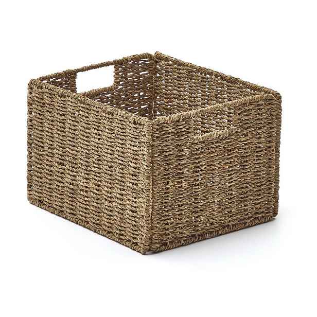 Košíky v sadě 2 ks do regálu z mořské trávy 32x27x22 cm Tossa – Kave Home