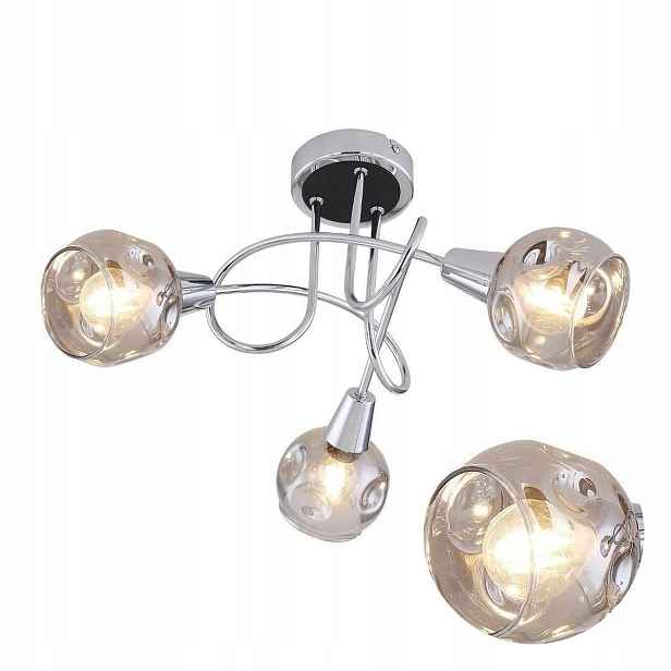 Stropní Svítidlo Chromovaný E14 3 Zdroje 35 cm Moderní Tamara Rabalux