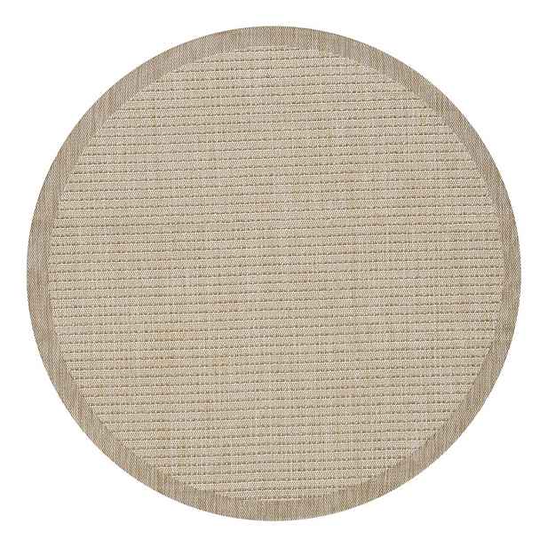 Béžový kulatý venkovní koberec ø 160 cm Giza – Ayyildiz Carpets
