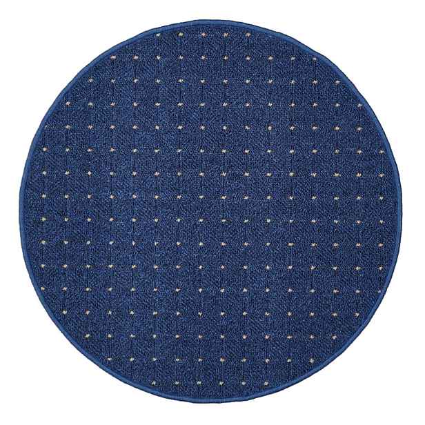 Kusový koberec Udinese modrý kruh, 57x57 (průměr) kruh, šedá, chodba / předsíň, Condor Carpets