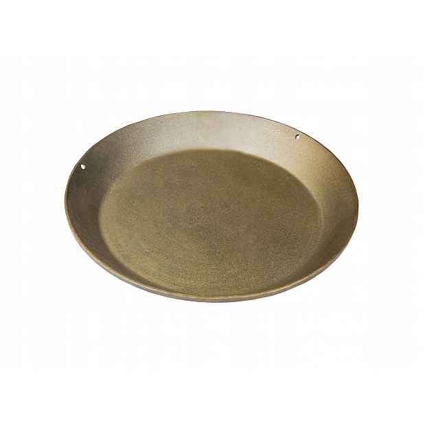 Litinová pánev 56 cm Velká pánev na oheň, gril, pevný odlitek, litina
