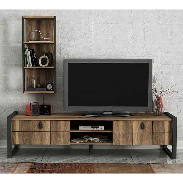 Casarredo Televizní stolek LAPAS ořech