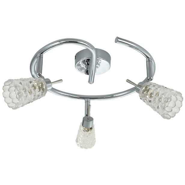 Stropní svítidlo Bacchus spirála 3X40W G9 chrom