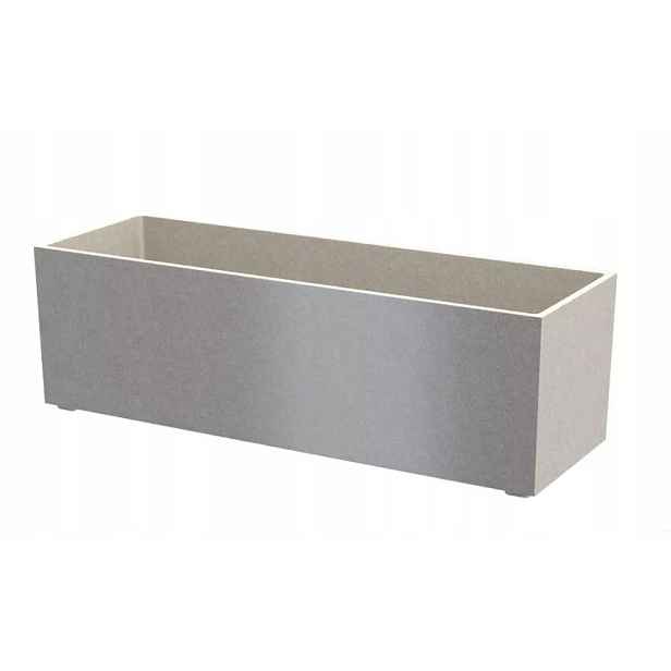 Granisil granitový květináč Kubi 90 cm Béžový