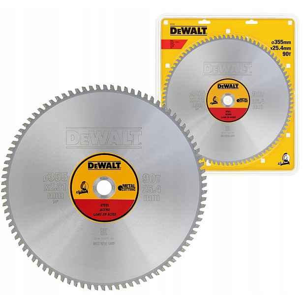 Kotouč na kov z oceli 355x 90T 25,4 DeWALT DT1927
