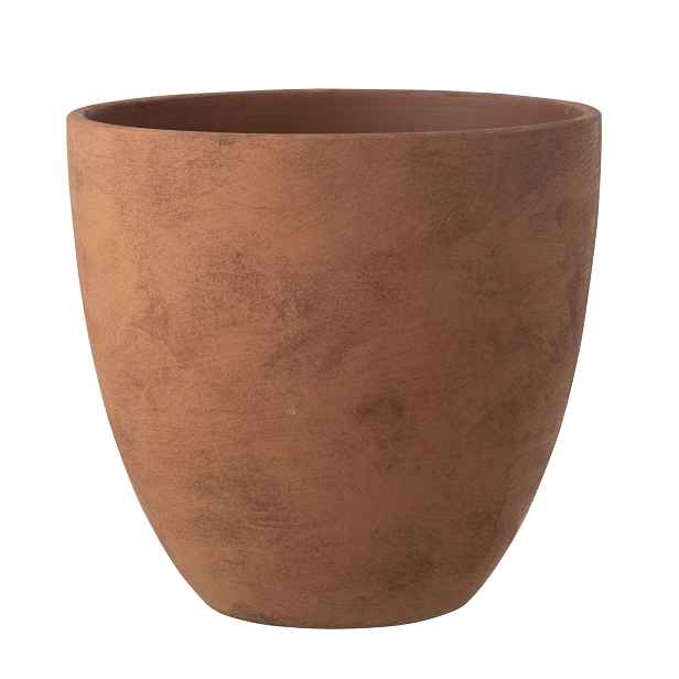 Rezavý antik keramický obal na květináč Larigge XL - Ø 36*34 cm J-Line by Jolipa