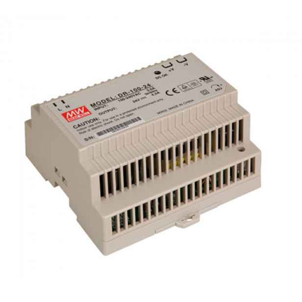 Sanela - Napájecí zdroj na lištu, 85-240V AC/24V DC, 100W SLZ 04X