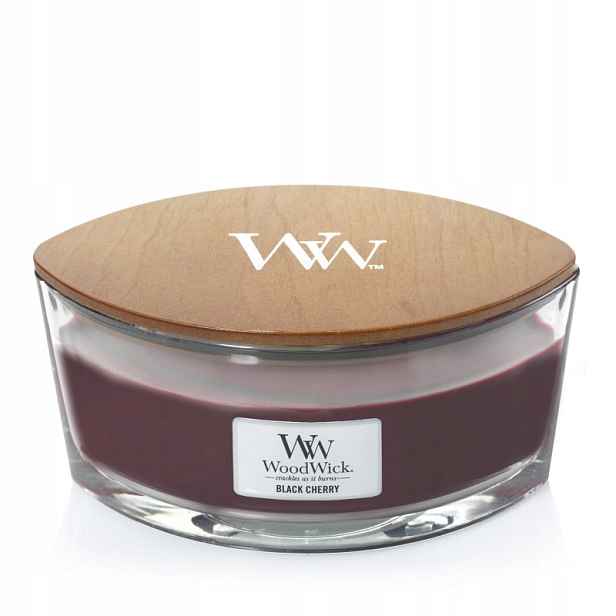 Svíčka Woodwick Hearthwick Black Cherry 453 g