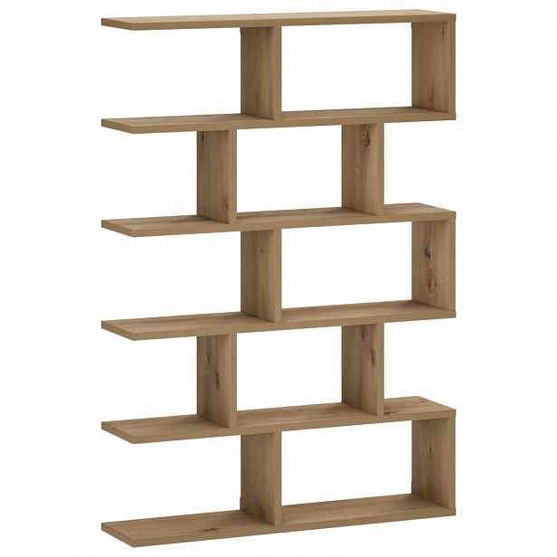 vidaXL Nástěnná polička Dub artisan 70 x 17 x 101 cm Kompozitní dřevo