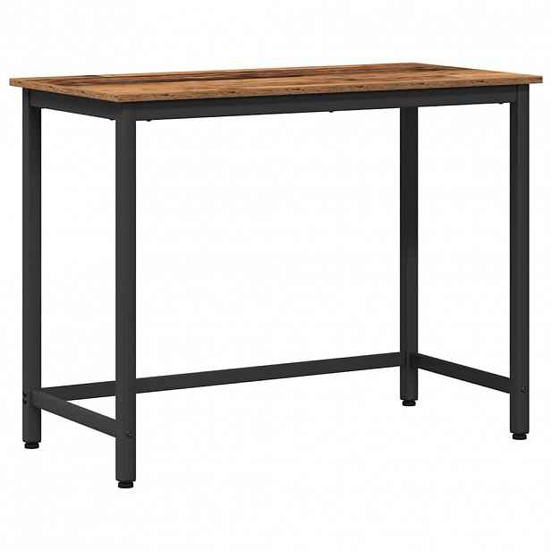 vidaXL stůl Staré dřevo 80 x 50 x 76,5 cm Inženýrské dřevo a ocel