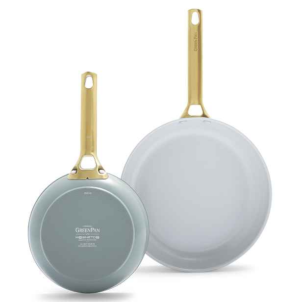 GreenPan Sada 2 nepřilnavých keramických pánví Padova 20 + 26 cm, šedomodrá CC008478-001