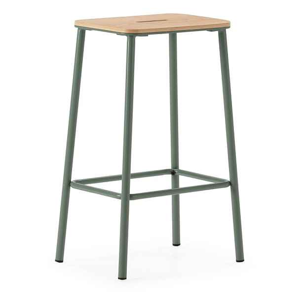 Zelené barové stoličky v sadě 2 ks (výška sedáku 65 cm) Abba – Marckeric