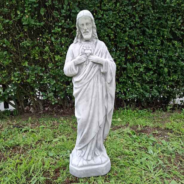 Betonová figurka Pán Ježíš, betonové sochy, sakrální dekorativní postavy