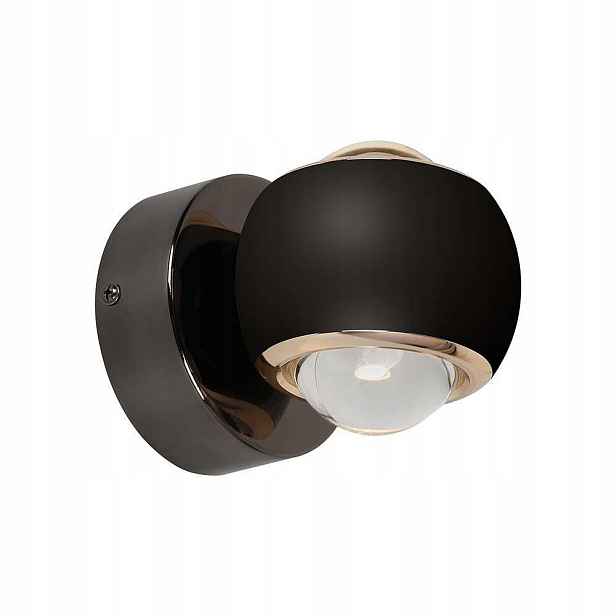 Nástěnná Led reflektorová lampa černá zlatá do ložnice obývacího pokoje V-tac