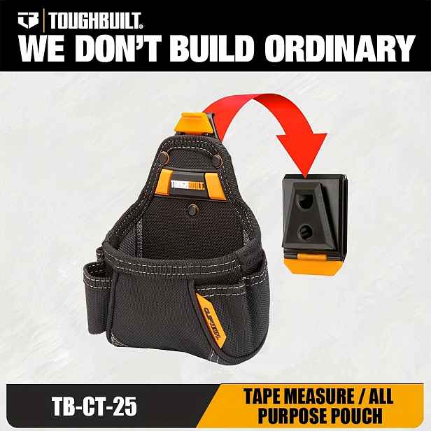 TEMU Toughbuilt Svinovací metr Všestranná brašna Pouzdro na nářadí s TB-CT-25