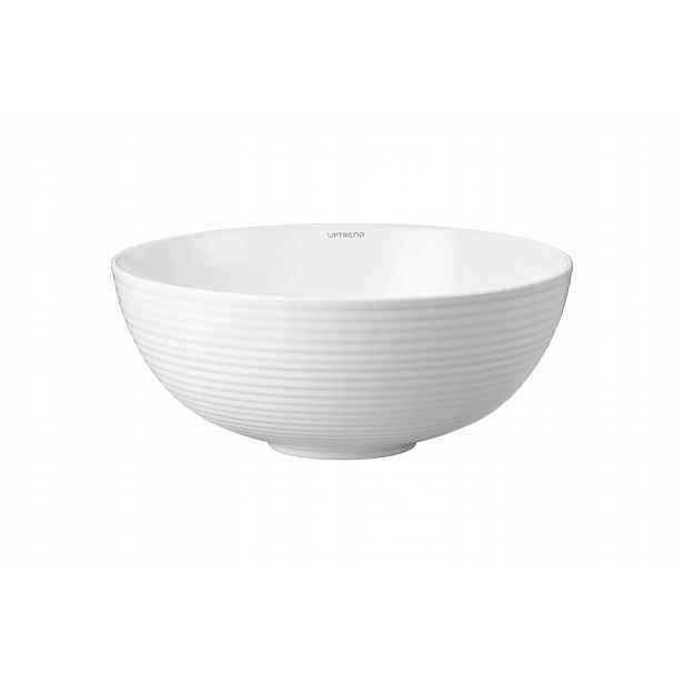 Umyvadlo na desku Cleo kulaté uptrend bílé 33 cm UP4004-3