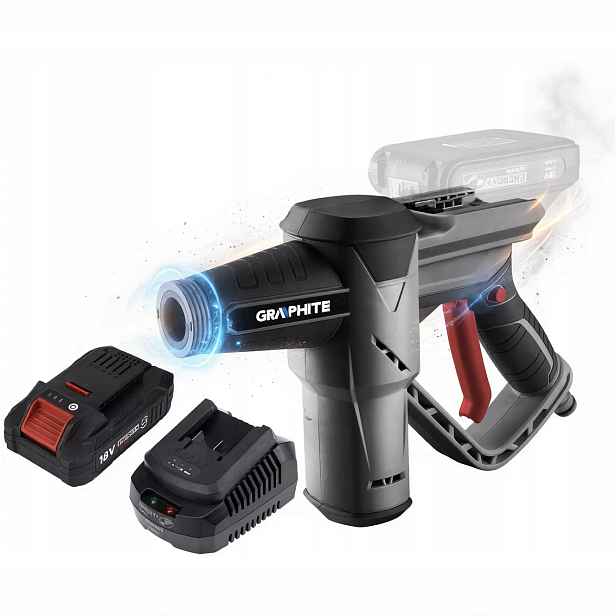 Graphite Zahradní Myčka Akumulátor 2AH Sada 18V Max. Tlaku 24BAR 58G083