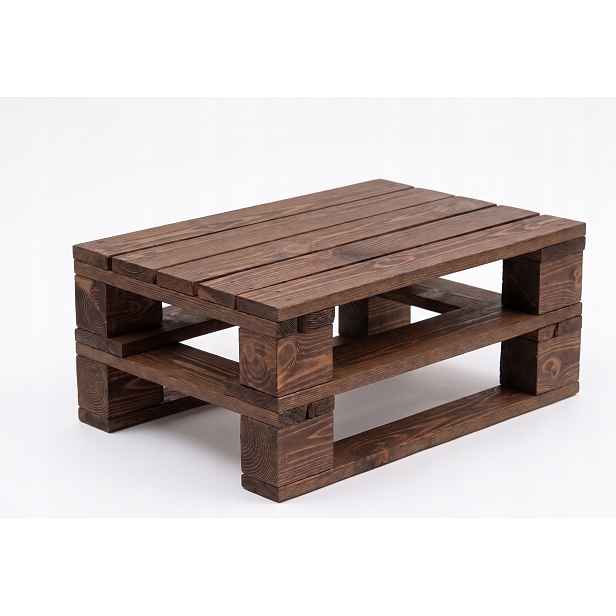 Dřevěný stolek 60 x 40 cm Borovice|Paletový stolek|Dub|Rustikální styl Loft