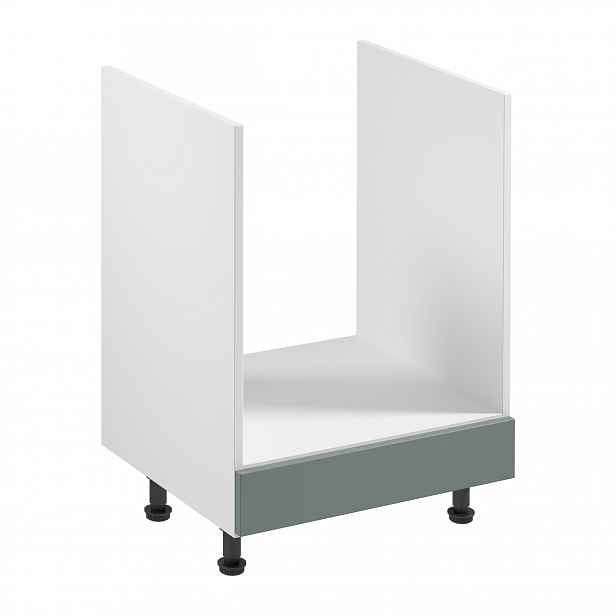 Kuchyňská skříňka pro vestavnou troubu SALERNO - šířka 60 cm, bílá / zelená