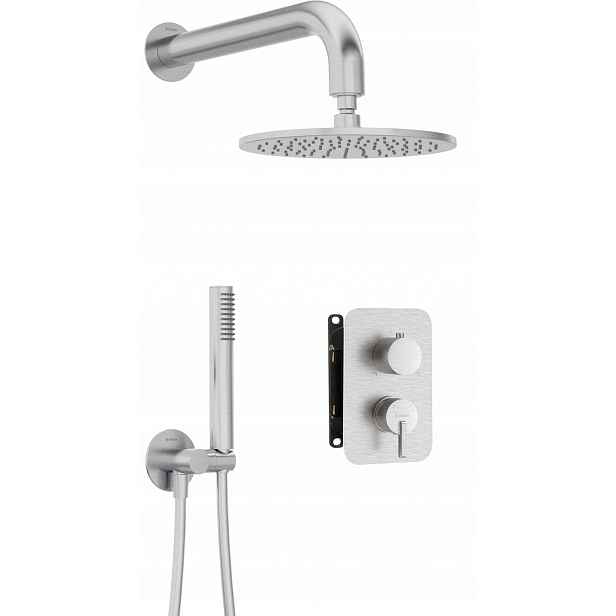 Podomítkový Sprchový Set s míchačkou a dešťovou sprchou, Box, Design
