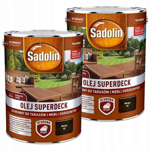 Sadolin Superdeck Olej Na Terasy 10L Wenge Set 2x5L